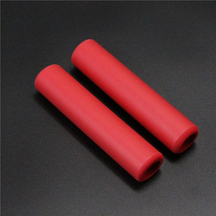 1 Pair Set Handlebar Silica Super Soft Gel Foam Silicone Sponge Antiskid Mountain Bike Grips Personalized handlebar plugs-WAYBIKER