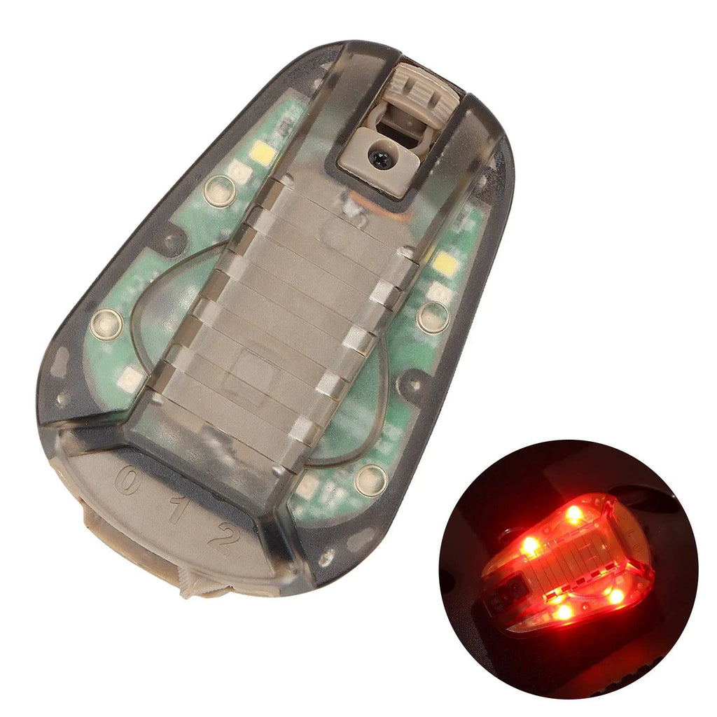 Waterproof Helmets Strobe Light Multipurpose Ladybird Lamp Tactics Survival Safety Flash Light For Camping Outdoor Survival Tool-WAYBIKER