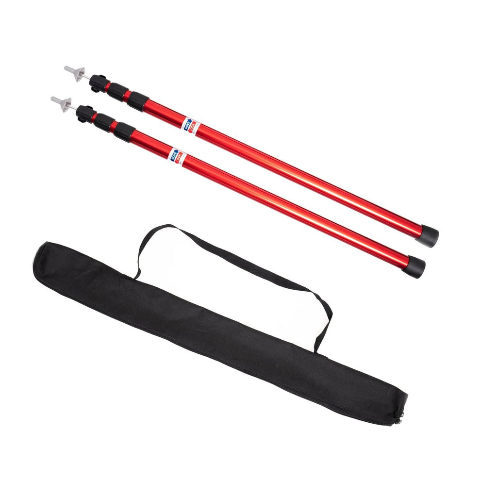 Thicken Aluminum Alloy Tent Pole Adjustable Tent Support Rod Beach Shelter Tarp Awning Pole Camping Accessories for Camping Tent-WAYBIKER