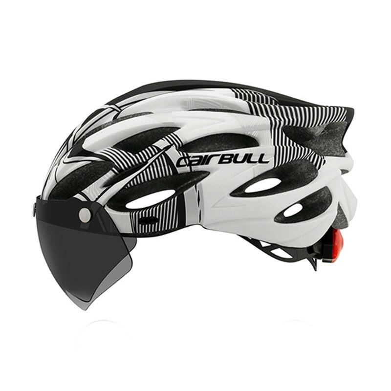 Cycling Helmet Light Road Mtb Mountain Bike Bicycle Led Helmet 54-62cm for Men Women Visored Bicycle Helmet Casco Accesorios-WAYBIKER