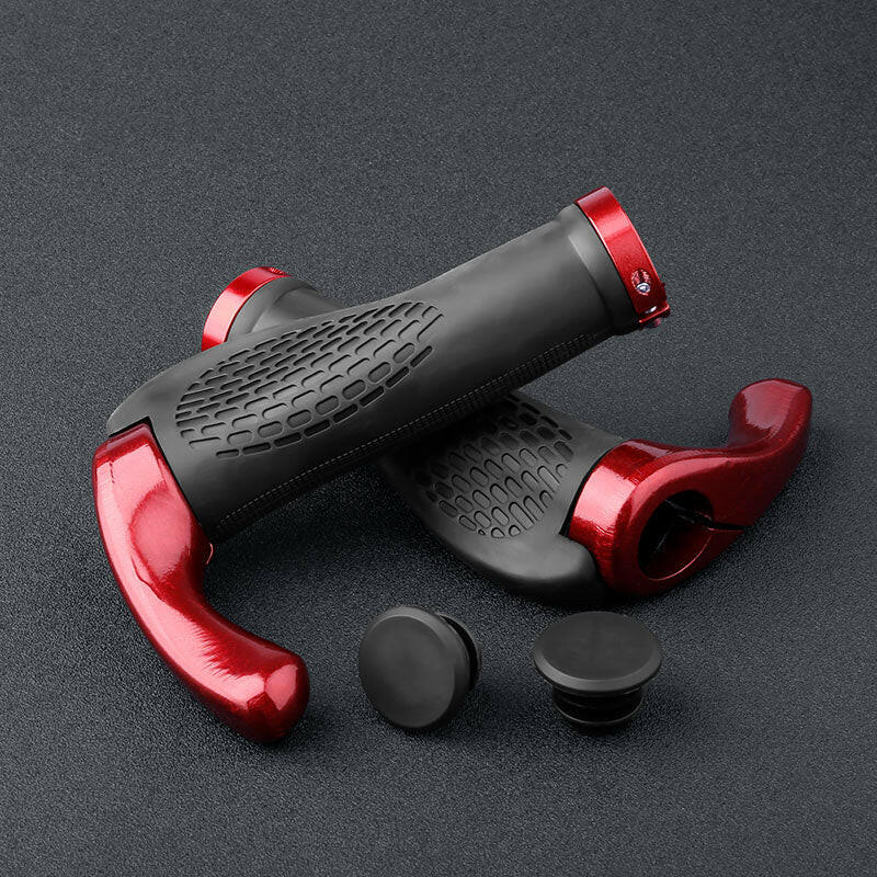 X-TIGER Bicycle Grip Handlebar End Cap Aluminium Alloy Lock Mountain Handle Bar Grips Anti-Skid Rubber Bicycle Skid-Proof Grips-WAYBIKER