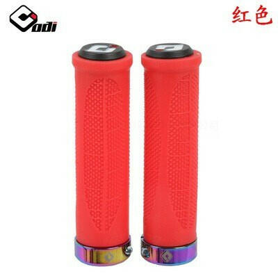 ODI Grips Soft Silicone Bicycle Handlebar Grips 22.2mm Anti-slip Mountain Bike Handle with Lock Ring for MTB BMX Folding Bike-WAYBIKER