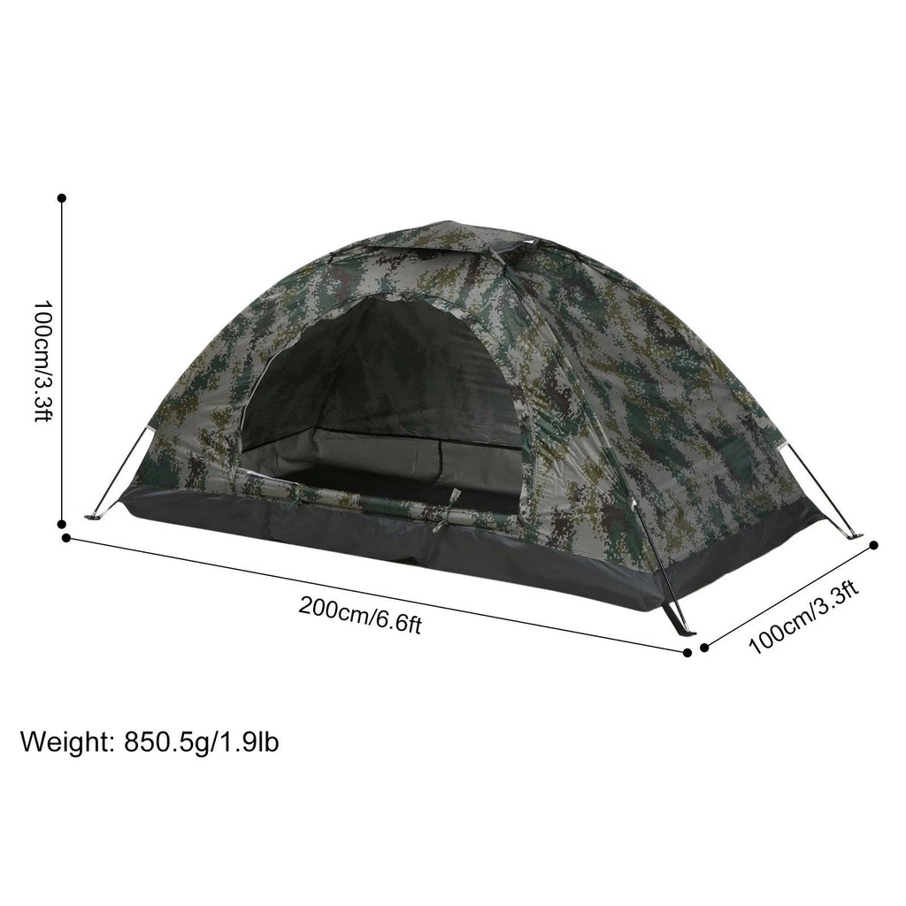 Outdoor Camping Tent Travel Ultralight Beach Tent Mesh Net Waterproof Anti-UV Awning with Roof Shield for Fishing Hiking Picnic-WAYBIKER