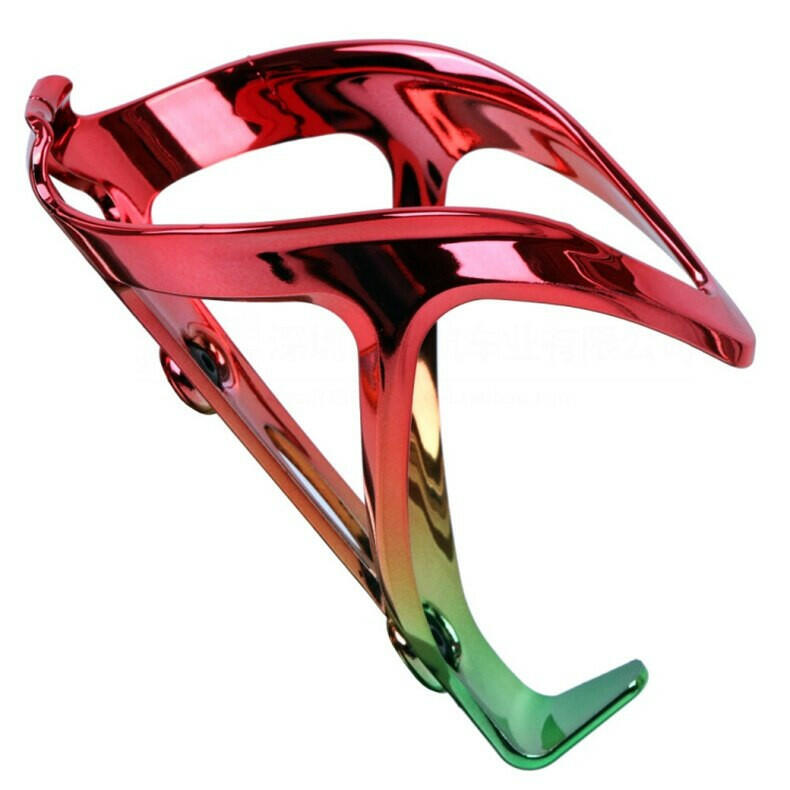 ODI bicycle bottle cage electroplating rainbow fiberglass nylon MTB bike water cup holder water bottle bracket riding equipment-WAYBIKER