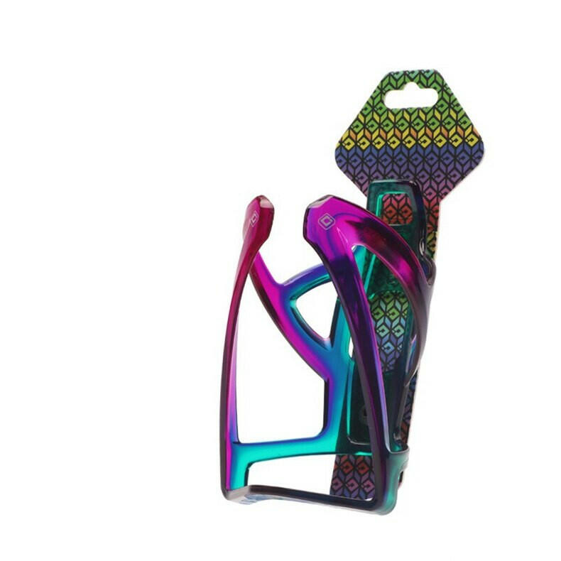 ODI bicycle bottle cage electroplating rainbow fiberglass nylon MTB bike water cup holder water bottle bracket riding equipment-WAYBIKER