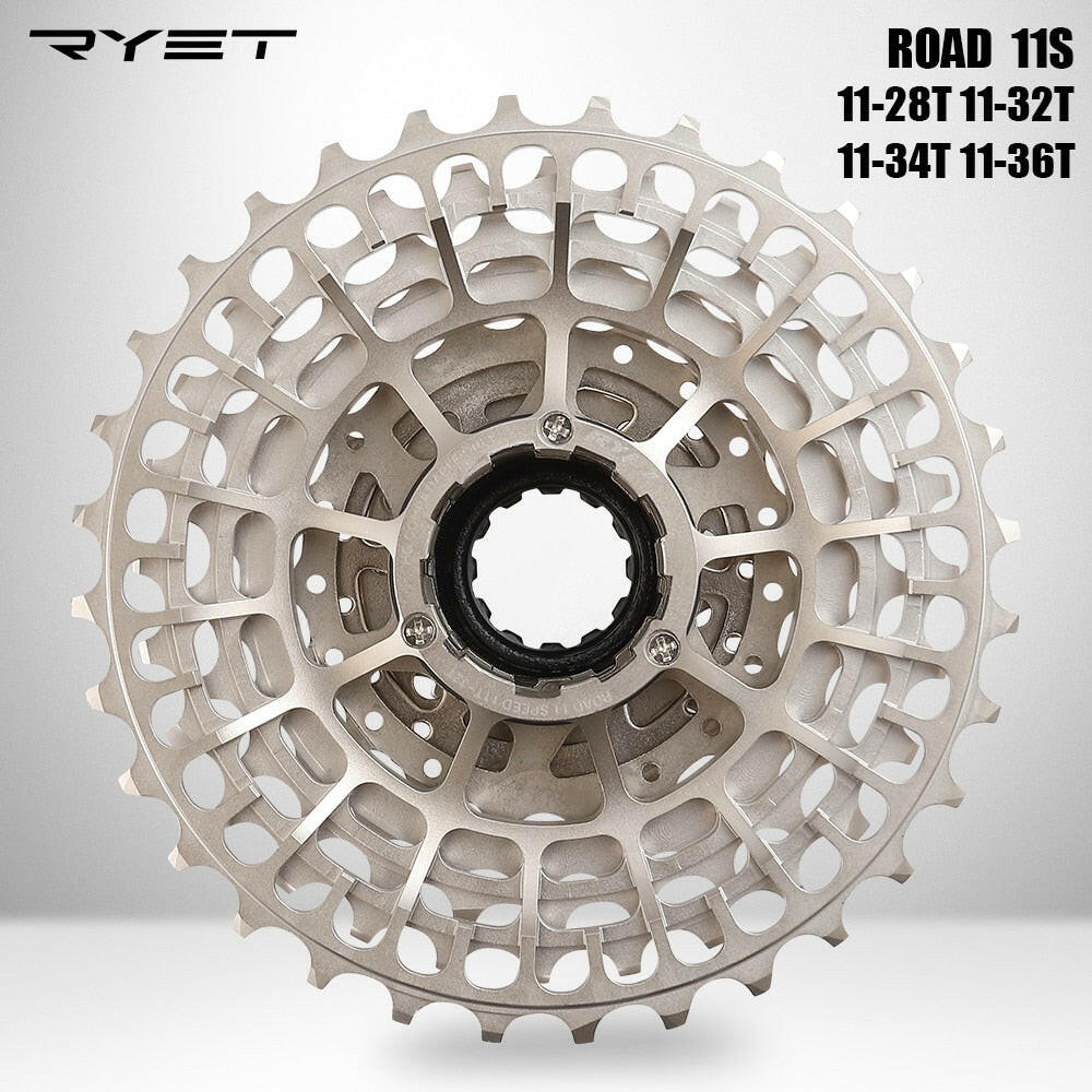2023 Ultralight Road Cassette 11V Flywheel SLR2 11 Speed Freehub Cassette 28/32/34/36T Freewheel 11V K7 CNC Gravel HG System-WAYBIKER