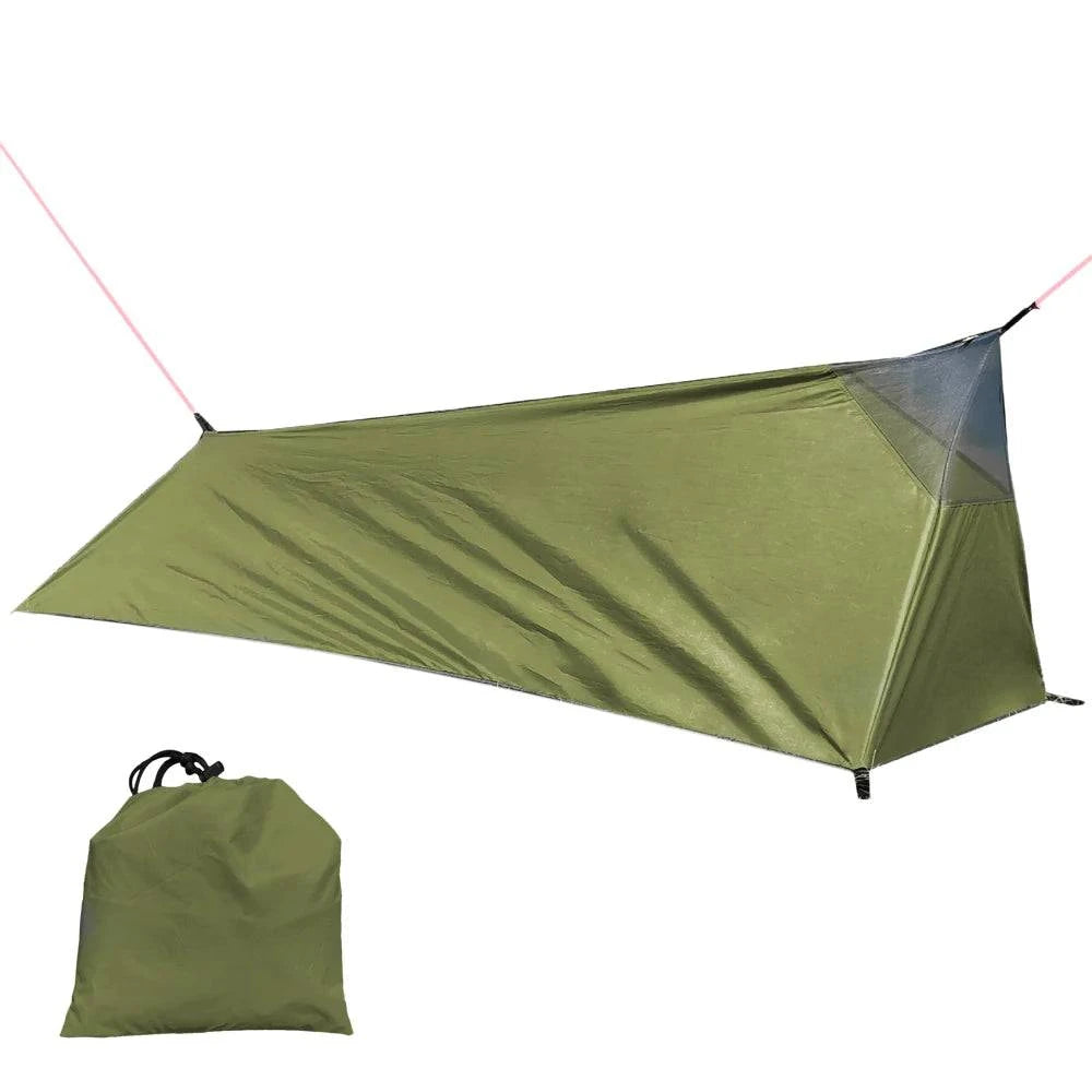 Outdoor Camping Sleeping Bag Tent Ultralight Waterproof Single Person Tent with Mosquito Net for Hiking Backpacking Travel-WAYBIKER
