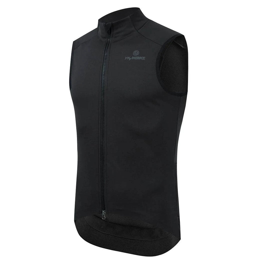 YKYWBIKE  Winter Cycling Vest Windproof Waterproof  fleece Vest MTB Bike Bicycle  Clothing Sleeveless Cycling Jacket-WAYBIKER