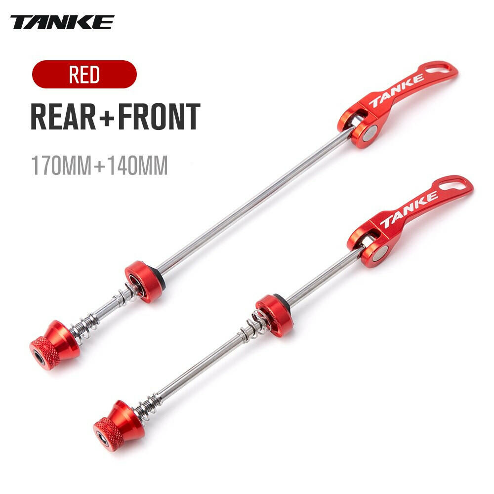 TANKE Bicycle Quick Release Bolt Hub Skewers Lever Axle Road Mountain Bike  Replacement Cycling Parts For Front 100mm Rear 135mm-WAYBIKER