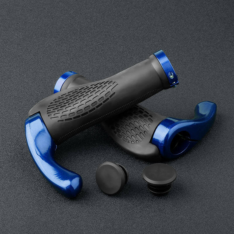 X-TIGER Bicycle Grip Handlebar End Cap Aluminium Alloy Lock Mountain Handle Bar Grips Anti-Skid Rubber Bicycle Skid-Proof Grips-WAYBIKER