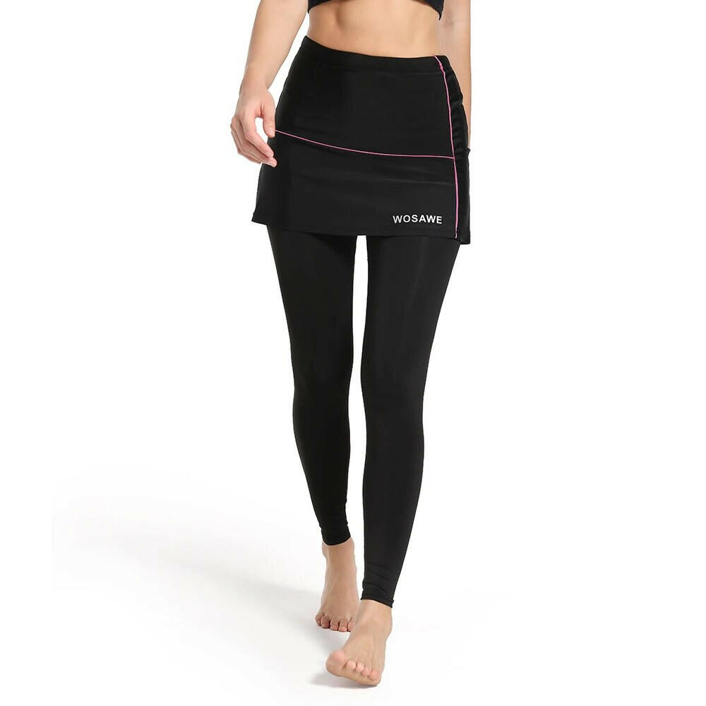 WOSAWE Women's Cycling Tights Spandex Bike Pants Bottoms Breathable Mountain Bicycle MTB Road Bike Cycling Pant-WAYBIKER