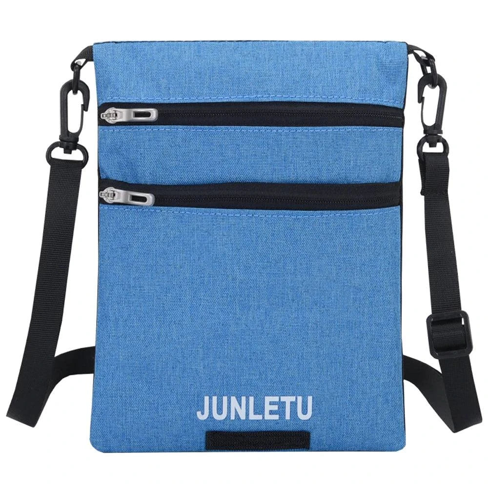 Travel Neck Pouch Neck Wallet Stash Passport Bag Holder for Men and Women Travel Card Bag Outdoor Bag-WAYBIKER
