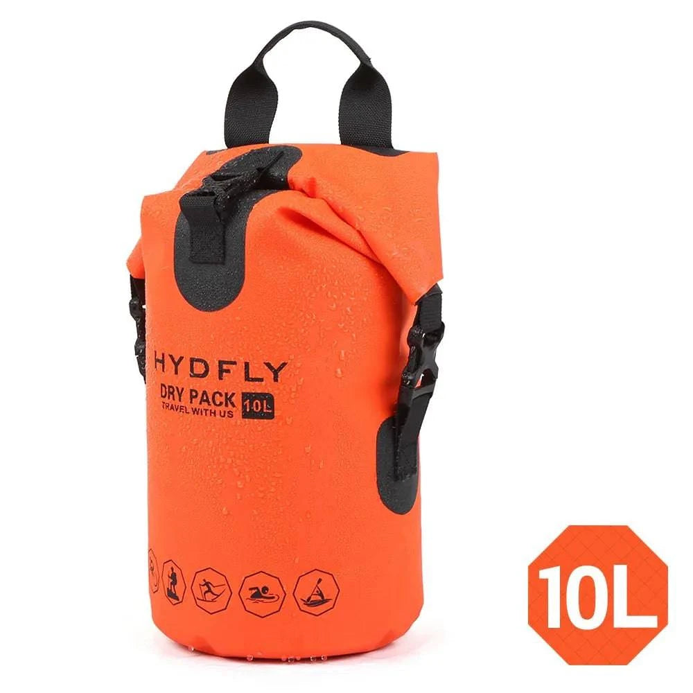Waterproof Dry Bag Pack Sack 10L/20L Swimming Bag Rafting Kayaking River Trekking Bag Floating Sailing Trekking Backpack-WAYBIKER