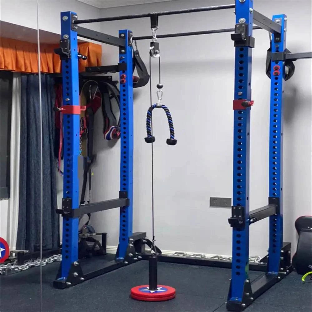 Workout Pulley Cable System DIY Loading Pin Lifting Triceps Rope Fitness Equipment Adjustable Length Home Gym Sport Accessories-WAYBIKER