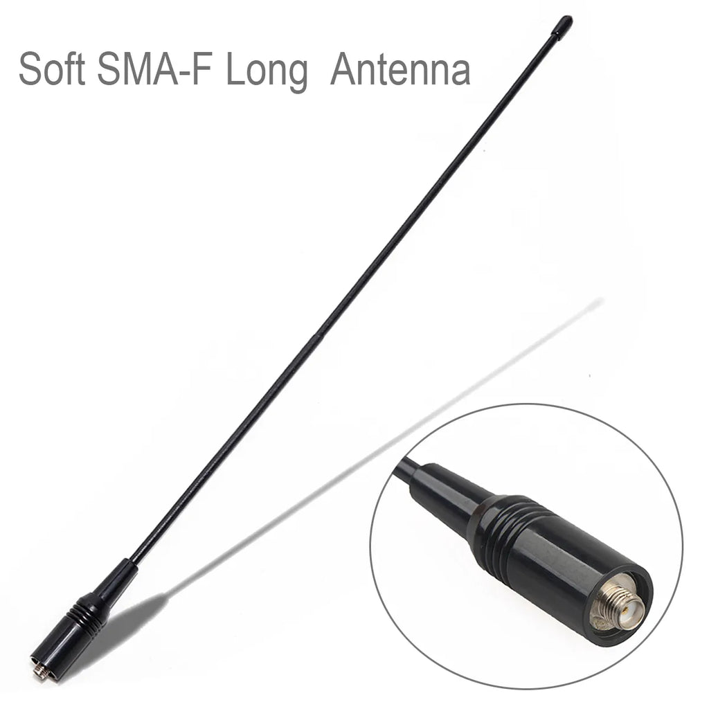 1Pcs Dual Wide Band VHF/UHF 144/430MHz Radio SMA-F Female Soft Antenna 771 for Baofeng Walkie Talkie uv-5r UV-82 BF-888S