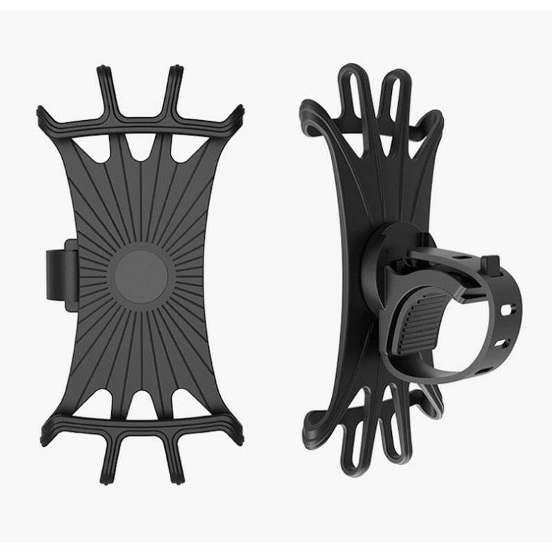 Bicycle Phone Holder Motorcycle Silicone for IPhone 12 11 pro max 7 8 plus X Xr Xs Mobile Phone Stand Bike GPS Clip Quick Mount-WAYBIKER