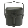 1.2L/1.5L Outdoor Military Canteen Mess Tin Kit Camping Cookware Lunch Box Cooking Pot for Backpacking Fishing Hiking Picnic-WAYBIKER