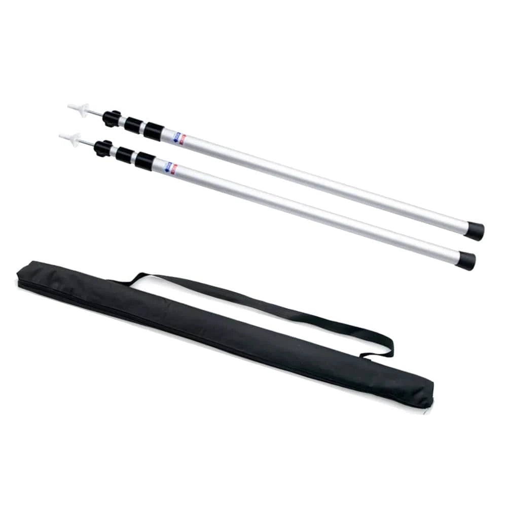 Thicken Aluminum Alloy Tent Pole Adjustable Tent Support Rod Beach Shelter Tarp Awning Pole Camping Accessories for Camping Tent-WAYBIKER