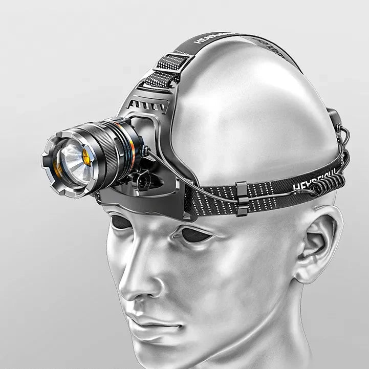 High Power Headlamp Flashlight LED Torch New XHP90 Sensor Headlight 18650 Rechargeable Fishing Camping Lantern-WAYBIKER