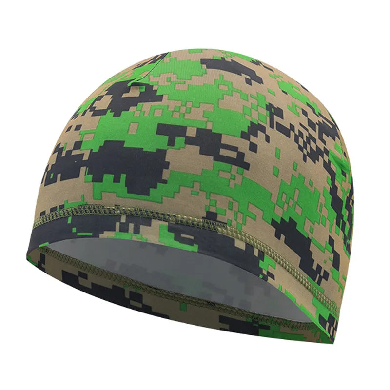 Summer Cycling Beanie Men Cap Women Hat Motorbike Camouflage Quick-Dry Elastic Bicycle Anti-UV Fishing Breathable Run Sports Cap