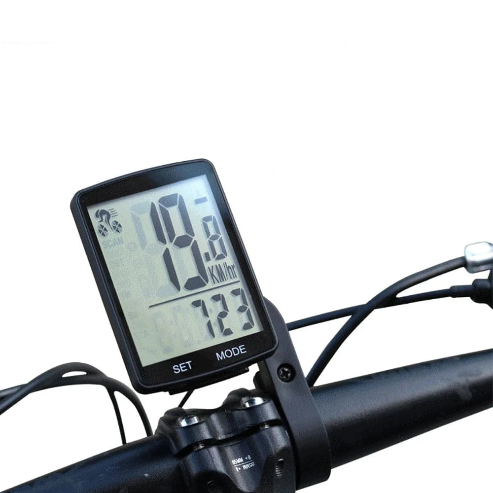 Multifunctional LCD Screen Bicycle Computer Wireless Bike Rainproof Speedometer Odometer Cycling 2.8inch Waterproof-WAYBIKER