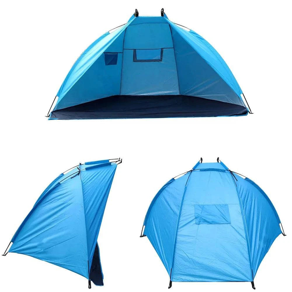Summer Beach Tent Outdoor Camping Tent Anti UV Sunshade Shelter for Fishing Picnic Beach Park Sports Fishing Tent-WAYBIKER