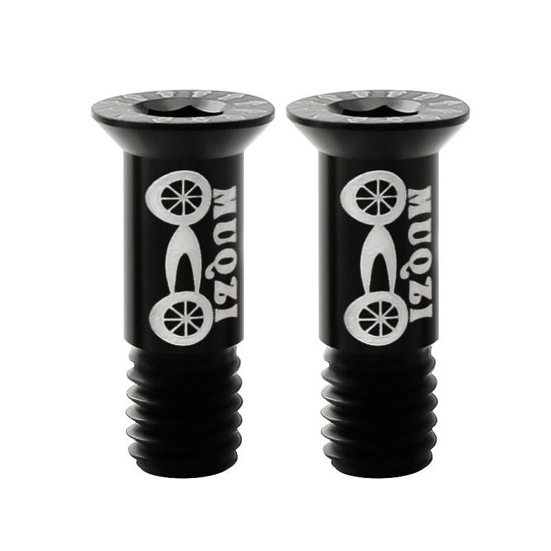 MUQZI 2PCS Bike M5 Titanium Screws Rear Derailleur Jockey Wheel Screws Pulley Guide Wheel Fixed Bolts MTB Road Accessories Parts-WAYBIKER