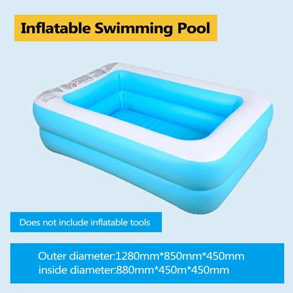 Swimming Pool Cover PE Rectangular Round Waterproof Dust Pool Cover Ground Swimming Pool Accessories Water Sports Kids Swim Pool-WAYBIKER