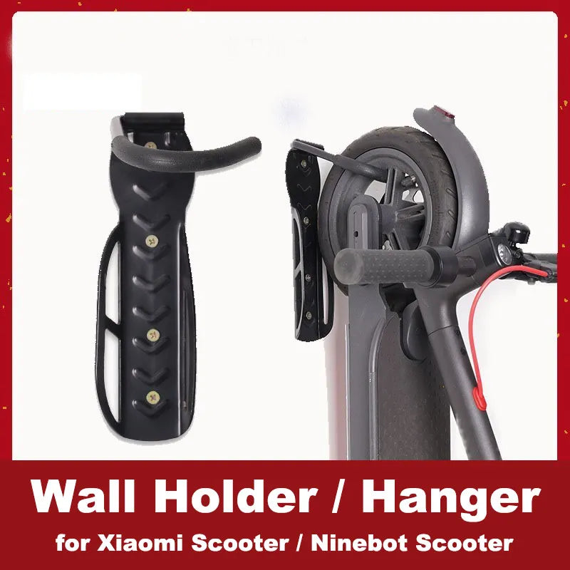 Wall Hanger Holder Wall Mounted Hanging Rack for Xiaomi Scooter M365 1S Ninebot ES2 Skateboard MTB Bike Storage Hook Foldable-WAYBIKER
