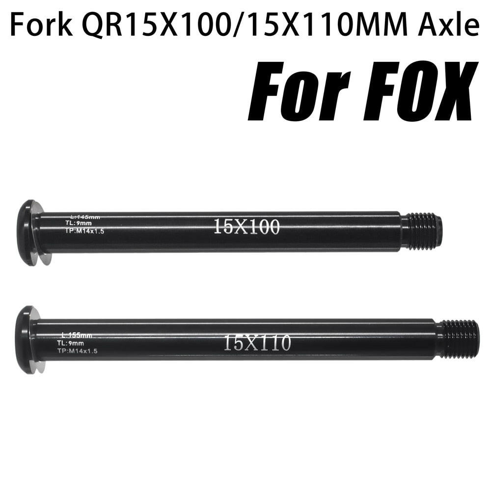 MTB fork QR15x100 QR15X110MM Thru Axle Lever Accessories for FOX SC 32 34 36 Series front 50g-WAYBIKER