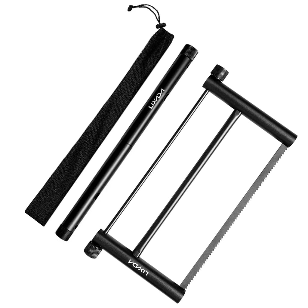 Lixada Multifunctional Folding Wood Saw Aluminium Alloy Hand Saw Portable Mini Garden Bucksaw for Outdoor Camping Equipment 2022-WAYBIKER