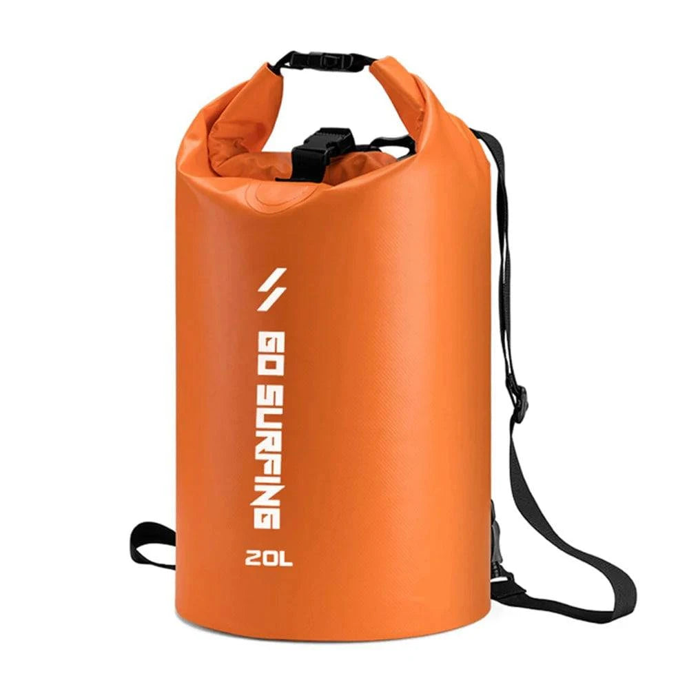 5L/10L/20L PVC Waterproof Dry Bag Roll Top Dry Sack Floating Diving Foldable Bags for Camping Hiking Kayaking Rafting Boating-WAYBIKER