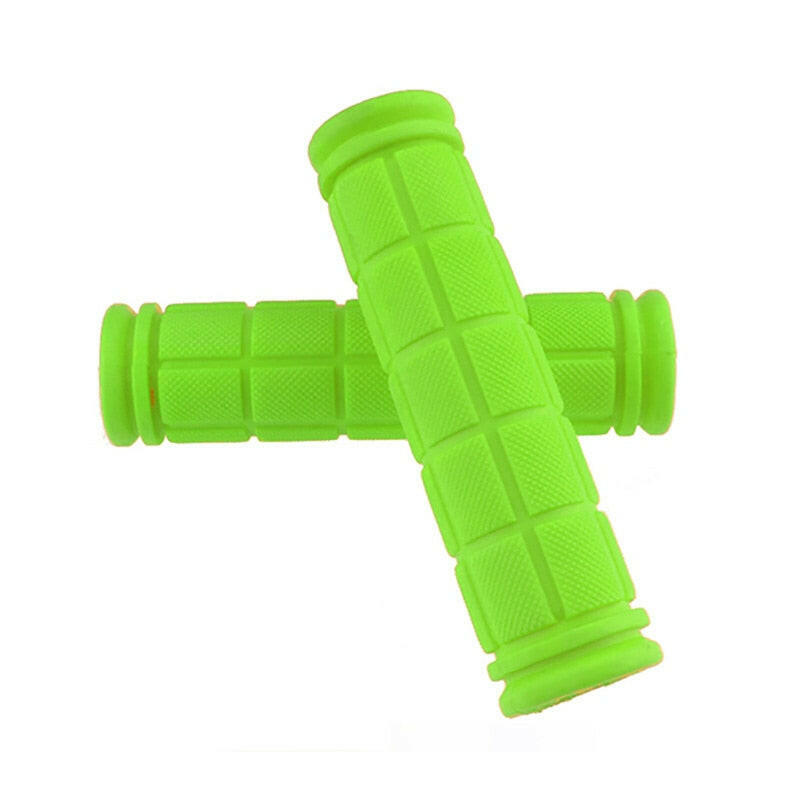 1Pair Bicycle Handlebar Grips Anti-skid Bike Handle Bar Grips Rubber Covers Fixed Gear BMX MTB Mountain Bike Bicycle Accessories-WAYBIKER