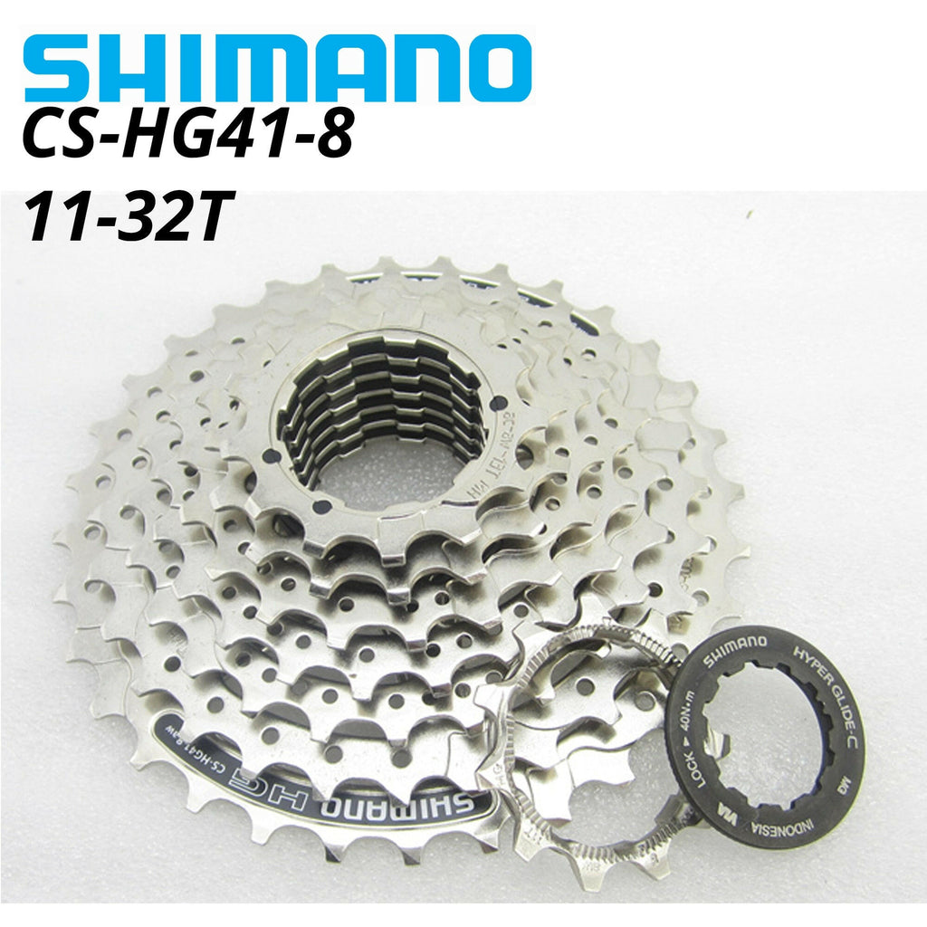 SHIMANO CS-HG41-8 CS-HG31-8 8 Speed 24 Speed Mountain Bike Folding Car Cassette Tower Wheel HG41-8 8s 8v 11-32T/34T Original-WAYBIKER