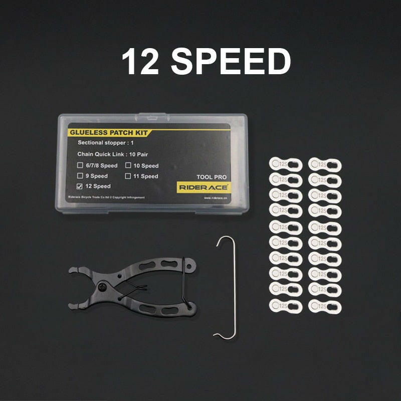 10 pairs Bicycle Chain Connector Quick Link Lock Set Road Bike Joint Magic Buckle Master Cycling Part For 6 7 8 9 10 11 12 Speed-WAYBIKER