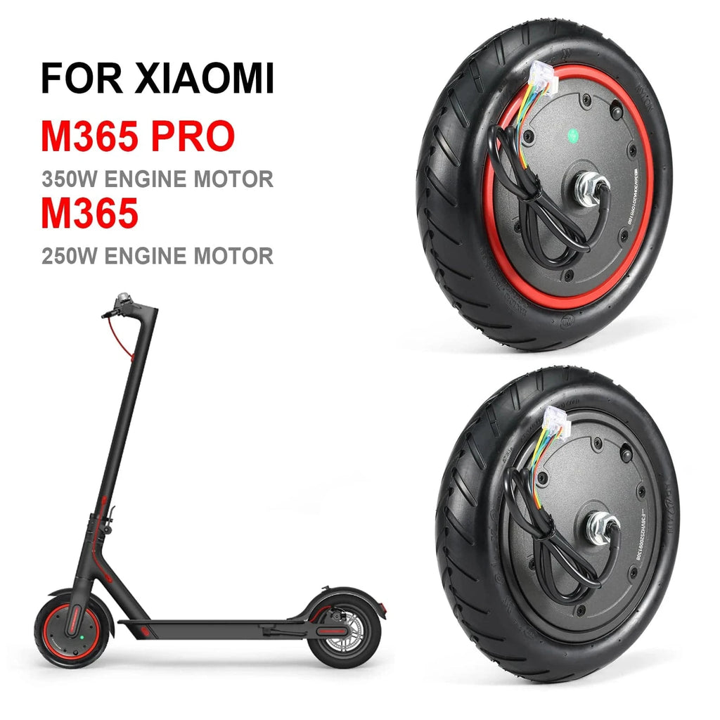 250W 350W Electric Scooter Engine Motor Wheel for MI Xiaomi MiJia M365 Pro Motor Replacement Anti-skid Tire Scooters Accessories-WAYBIKER