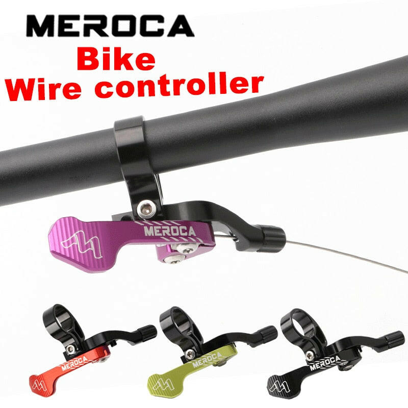 MEROCA Bicycle Dropper Seatpost Remote Wire Control MTB Mountain Road Bike Seat Tube Switch Height Cable Adjustable Lever-WAYBIKER