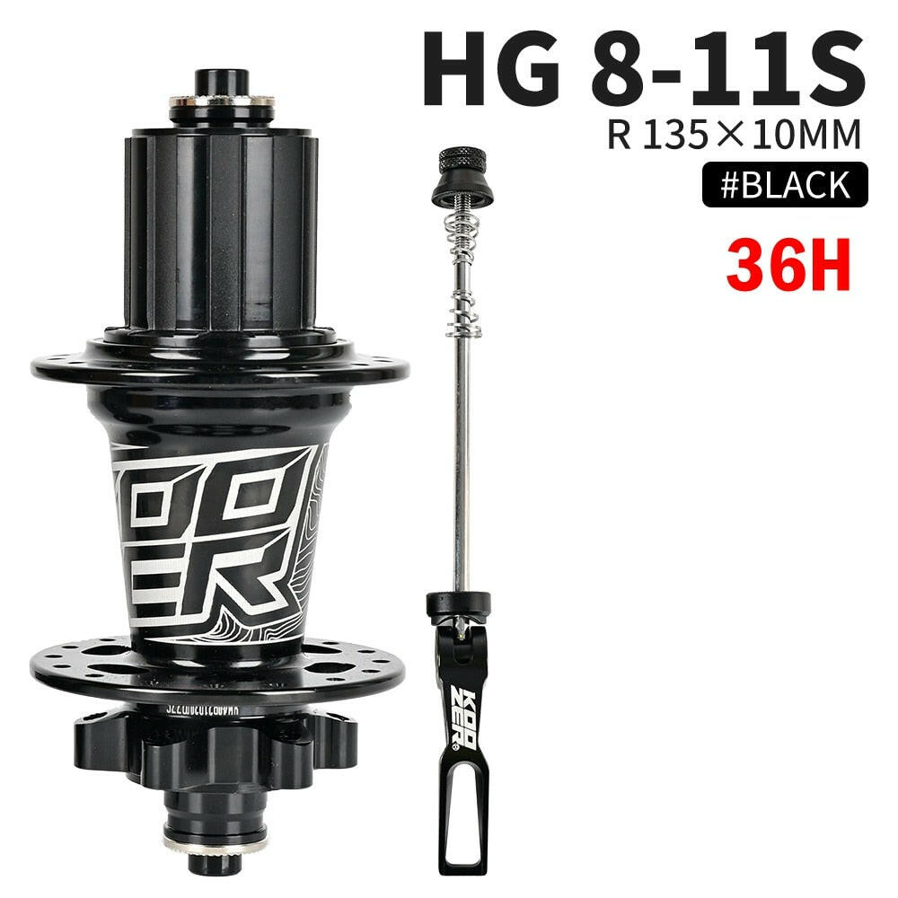 Bicycle Hub KOOZER XM490 Sealed Bearings Hub 6 Pawl 72T Noise Hub For HG 8 9 10 11 12 Speed For Sram NX SX 12S 28/32/36Hole-WAYBIKER