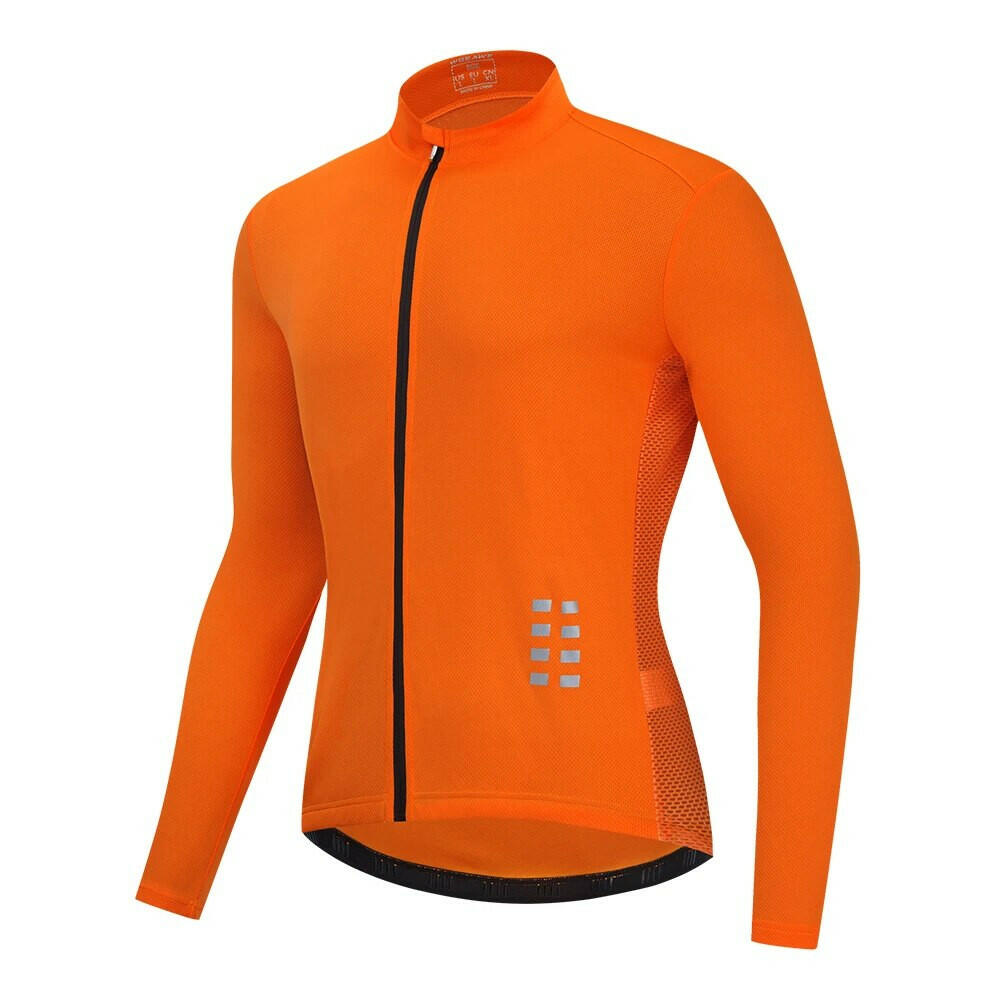 WOSAWE Autumn Cycling Jersey Reflective Windproof Bike Long Sleeve Jersey Road Bike MTB Vest WindCoat Windbreaker Riding Clothes-WAYBIKER