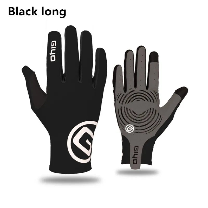 GIYO Touch Screen Long Full Fingers Half Fingers Gel Sports Cycling Gloves MTB Road Bike Riding Racing Women Men Bicycle Gloves-WAYBIKER