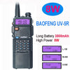 Baofeng UV 5R 3800mah Big Battery 8W Walkie Talkie 10KM UV5R CB Radio Receiver Station Two-way Walkie-talkies PowerfulUV-5R