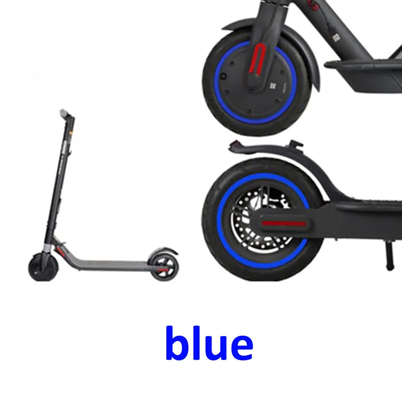 M365 1s E-Scooter Wheel Hub Protective Reflective Sticker For Xiaomi Pro Electric Scooter Wheel Sticker Parts-WAYBIKER