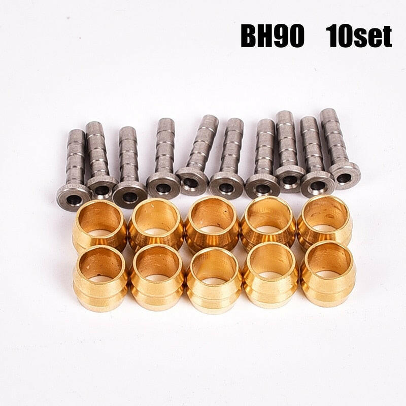 10sets Oil needle for SHIMANO DEORE BH90 BH59 Brake Olivary head Mountain Bike XT SLX M355 M315 MT200 M6000 M7000 M8000-WAYBIKER