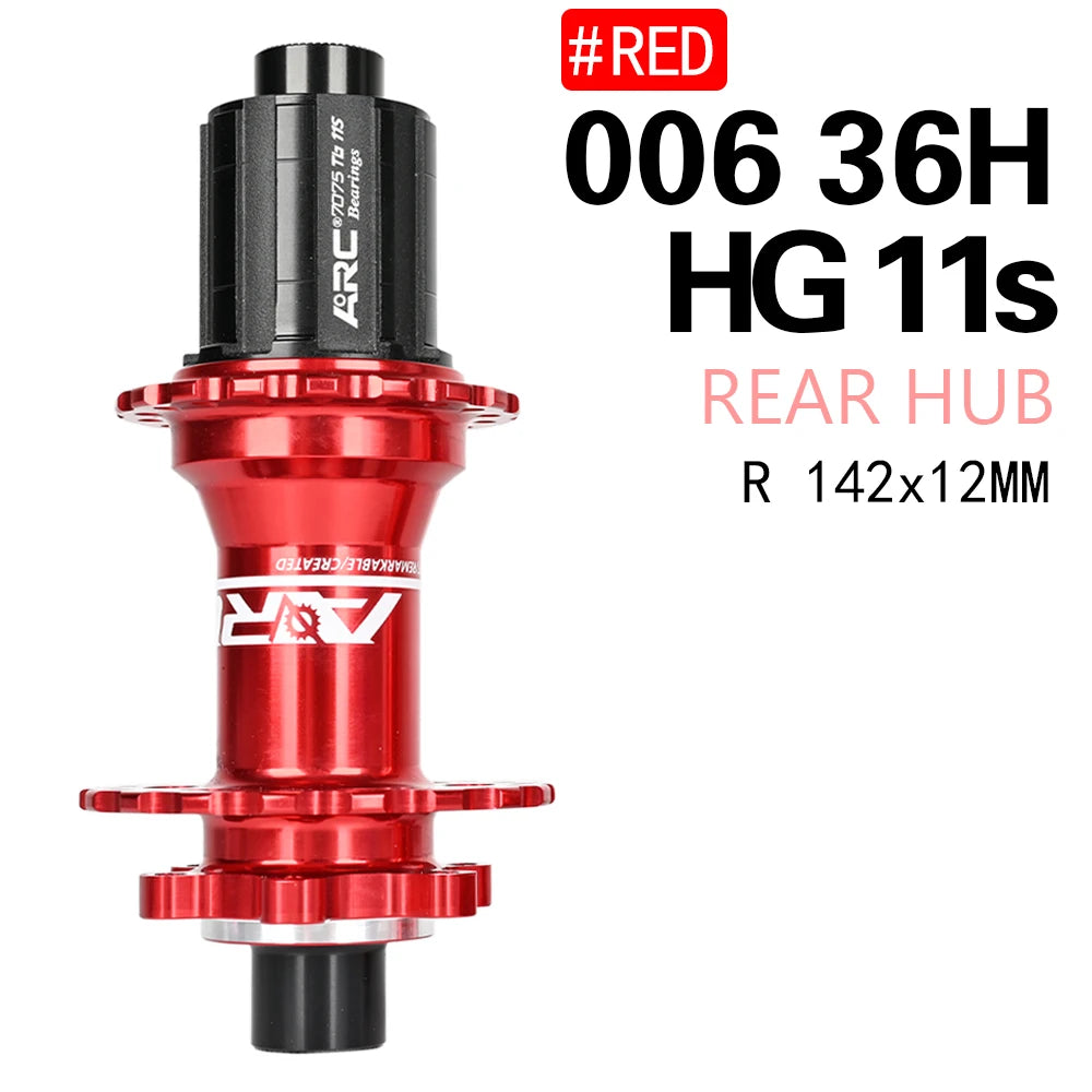 ARC MT006 Bicycle Hubs MTB Hub 32 28 36Holes Bike NBK Bearing Hub Aluminum Alloy Cube Mountain Bike Hub Bicycle Wheel Hub 8-12V