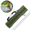 1L Outdoor Water Filter Straw Water Filtration System Water Purifier for Emergency Survival Tool Camping Hiking Backpacking-WAYBIKER