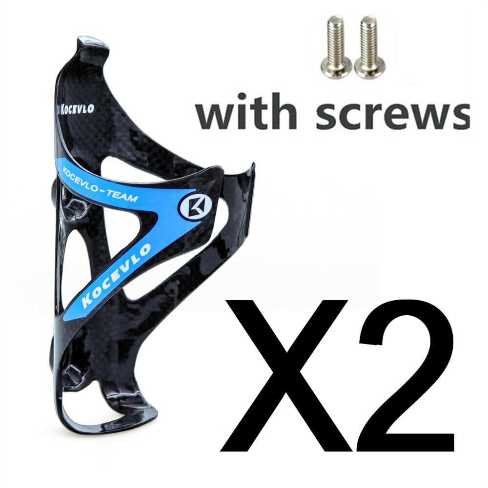 KOCEVLO Full Carbon Fiber Bicycle Ultralig Water Bottle Cage MTB Road Bike Bottle Holder Cycle Equipment-WAYBIKER