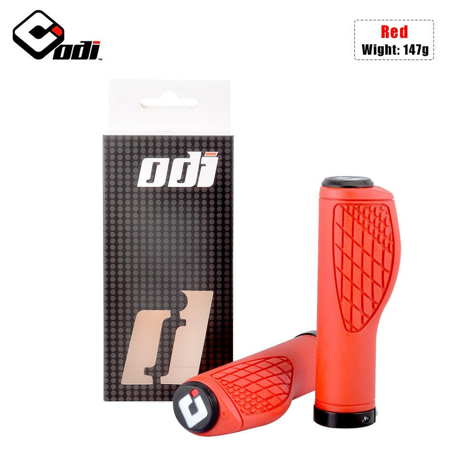 Odi Bicycle Handlebar Grips Silicone 22.2mm Anti-slip Mountain Bike Handle with Lock Ring fit for Brompton MTB BMX Folding Bike-WAYBIKER