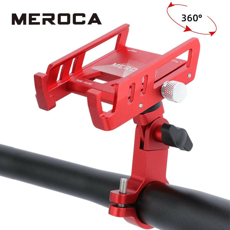 MEROCA Bicycle Mobile Phone Holder 360° Rotatable For 3.5-7.2 inch Smartphones For Xiaomi Mountain Bikes Road Bikes Motorcycles-WAYBIKER