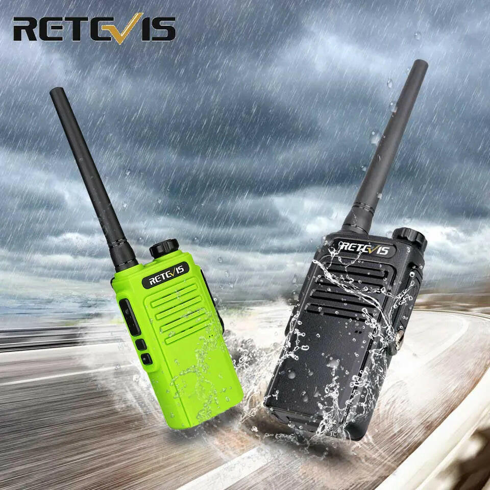 Walkie Talkie Waterproof RETEVIS RT647 IP67 Waterproof Walkie-Talkies 1pc PMR446 PTT FRS Portable Radio for Hunting Hotel-WAYBIKER