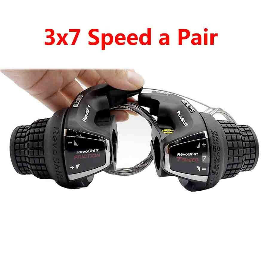 Shimano Tourney SL-RS35 Revoshift grip bike Twist Shifter lever 3*6s 3*7s 18S 21s bicycle Comb with grips RS35 as RS31 RS36-WAYBIKER